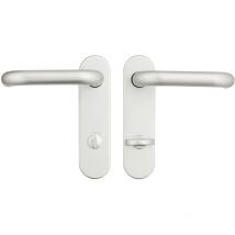 Domoferm - wc Drückergarnitur, alu F1