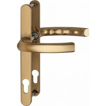 Drückergarnitur liège - auf Schmalschild 24 mm, 67 - 72, bronze