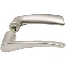 Grundmann - Drückerpaar wg 1000 favorit, neusilber eloxiert, 1 Paar Zubehör Türbeschläge