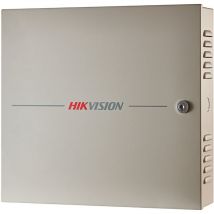 Hikvision - Contrôleur d ́accès biométrique - Accès par empreinte digitale, visage, carte ou mot de passe - Communication tcp/ip et RS485 - 2 lecteurs