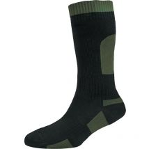 Sealskinz XL, Thick Mid Length, Black & Olive Waterproof Socks