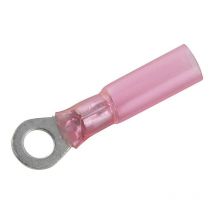 7932110302 Cosse à oeillet avec gaine thermorétractable Section max.=1.50 mm² ø du trou=5 mm partiellement isolé rouge 1 pc(s) S50794 - Dsg Canusa