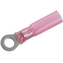 7932140302 Cosse à oeillet avec gaine thermorétractable Section max.=1.50 mm² ø du trou=10 mm partiellement isolé rouge 1 pc(s) S50738 - Dsg Canusa