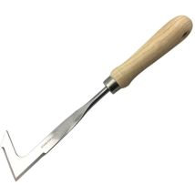 Yidomde Desherbeur Manuel,désherbage En Acier Inoxydable Outil De Désherbage Manuel Deherbeur Avec Poignée En Bois Naturel,outillage De Jardin Pour 
