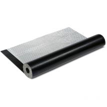 Dstock60 - Rouleau 1 Mètre de chape bitume aluminium paxalu - Largeur 1 m - Couvre 1m2- Découpé au mètre – Etanchéité souple pour toiture. cabane.