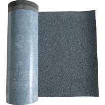 Dstock60 - Rouleau 2 Mètres de feutre bitume gris anthracite'ardoise pilée' - Largeur 1 m - Couvre 2m2 - Découpe au mètre – Etanchéité toiture.