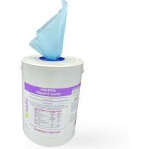Dstock60 - Seau de 1000 lingettes bleues imprégnées sans rinçage pour la désinfection des surfaces et des mains - lingettes de désinfection bleue