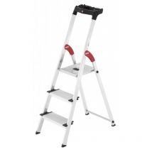 Escabeau pro 3 marches - Hauteur max. de travail 2.62m - 8813-001