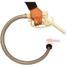 Galozzoit - Raccord et autre accessoire pour cuve de récupération d'eau, Kit Vidange cuve 25mm - Tuyau 1 m + Pistolet