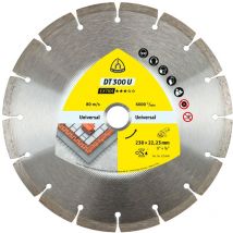 Tarcza diamentowa segmentowa 230mm x 2,3mm x 22,2mm dt300u, beton - Klingspor