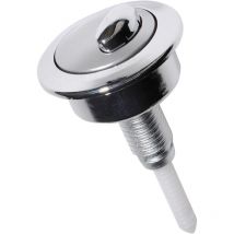 Sjqka - Dual Flush Toilet Push Button Dual Flush Toilet Cistern Push Button Chrome CF1003CP Fits Siamp Twyford Optima49