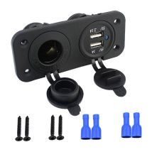 Dual usb Car Auto Allume-cigare Socket Splitter 12V Chargeur Power Adapter Outlet