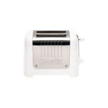 Lite 2 Slot Toaster White Gloss - Dualit