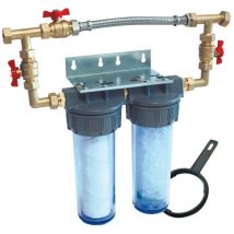 Apic - DualoSuper 2 : Filtre Anti-impuretés et Anti-tartre avec by-pass