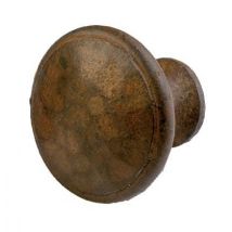 Bouton rond dubois - fer ciré rouillé - 98750