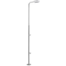 Astral – Ducha Angel con rociador y lavapies – Acero inoxidable AISI-304 – Diámetro 43 mm – Altura 2 metros
