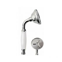 Pollini Acqua Design - Teleducha de latón con tirador blanco Niky DOC2300.B.D Cromo