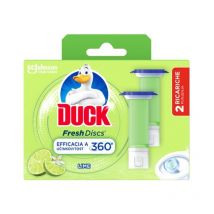 Fresh disc da wc 2 ricariche per confezione fragranza marine/lime assortite - Duck