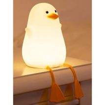 Wddnaot - Duck Night Light for Kids, Cute Silicone Duck Lamp for Kids, Nursery Room Decoration as Christmas Birthday Gift for Boys and Girls