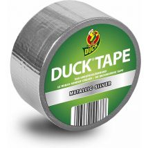 Tape 221700 Nastro Telato Creativo Metallic Silver, 48 mm x 9.1 m - Duck