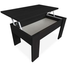 Duérmete Online Mesitaelevablewengue001 Sollevabile, Tavolino Da Salotto O Sala Da Pranzo, Misure: 90 Cm (larghezza) X 50 Cm (profondità) X 46-57 Cm (