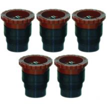 Einstellbare ARC Düse DUSE T VAN 12 – 0-360° Sprühmuster – Radius 2,1-5,5m – Durchfluss 2,6-21,2 l/min – 5 farbcodierte Düsen
