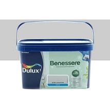 Benessere Pittura Colorata all'Acqua per Interni Superlavabile Anti Muffa Anti Batteri con Ioni D'Argento, 2.5 Litri, Grigio Industriale - Dulux