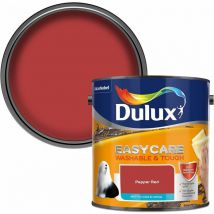 Dulux 403201 Easycare Washable & Tough Matt Emulsion Paint For Walls And Ceilings - Pepper Red 2.5L - PEPPER RED