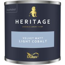 Dulux Heritage Velvet Matt - 125ml Tester Pot - Light Cobalt