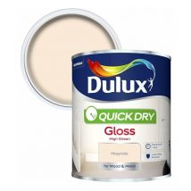 Dulux Retail - Dulux Quick Dry Gloss Colours - Magnolia - 750ml - Magnolia