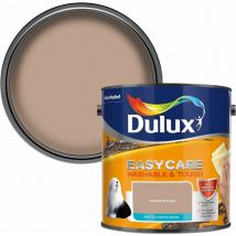 Dulux - 5293147 Easycare Washable & Tough Matt Emulsion Paint For Walls And Ceilings - Cookie Dough 2. 5 Litres - cookie dough