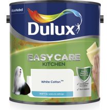 Dulux Easycare Kitchen Matt Emulsion Paint - 2.5L - White Cotton
