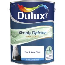 Simply Refresh One Coat Matt - Pure Brilliant White - 5L - Dulux Retail
