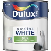 Dulux Retail - Silk - Pure Brilliant White - 2.5L - Pure Brilliant White