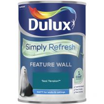 Dulux Retail - Dulux Simply Refresh Feature Wall Matt Emulsion Paint - 1.25L - Teal Tension