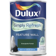 Dulux Retail - Dulux Simply Refresh Feature Wall Matt Emulsion Paint - 1.25L - Everglad Forest