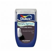 Dulux Simply Refresh Feature Wall Tester Pot - 30ml - Decadent Damson - Decadent Damson
