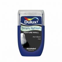 Dulux Retail - Dulux Simply Refresh Feature Wall Tester Pot - 30ml - Rich Black