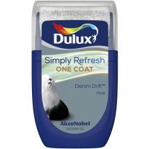 Dulux Simply Refresh One Coat Matt Tester Pot - 30ml - Denim Drift