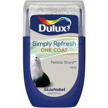 Dulux Retail - Dulux Simply Refresh One Coat Matt Tester Pot - 30ml - Pebble Shore - Pebble Shore