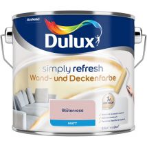 Dulux Simply Refresh Wand Und Deckenfarbe - Blütenrosa - 2,5 L - Erfrischende, Langlebige Innenfarbe Für Ein Schönes Zuhause