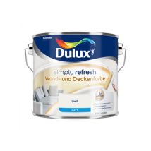 Dulux - Simply Refresh Wand- Und Deckenfarbe Weiss 2,5l 5700588