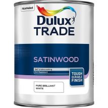 Dulux Trade Satinwood - Pure Brilliant White - 1 Litre