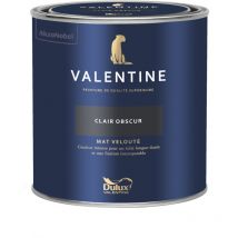 Peinture intérieure de haute qualité - Valentine - Couleur intense & pouvoir couvrant élevé - Mat Velouté Clair Obscur 0,5 l - Dulux Valentine