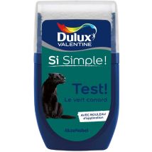 Si Simple - Peinture toutes pièces - Testeur Mat Le Vert canard 30 mL - Dulux Valentine