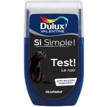 Si Simple - Peinture toutes pièces - Testeur Mat Le Noir 30 mL - Dulux Valentine