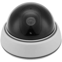 Dummy-Dome-Kamera – ABS – Batteriebetrieben – Einweg-Audio – Innen- und Außenbereich – Blinkende LED – Einfache Montage