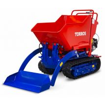 Minidumper hydrostatique à chenilles avec pelle 60KG benne basculante 800KG Moteur Honda 9CH Torros HRD800HS