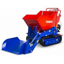 Minidumper hydrostatique à chenilles avec pelle inclinable 80KG, benne basculante 800KG Moteur Honda 9CH Torros HRD800HA