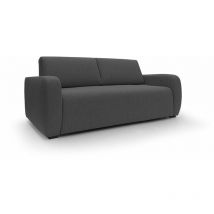 Divani.store - Duna Canapé lit convertible matelas 20 cm en tissu imperméable T03 215 cm (mat. 160x197) anthracite